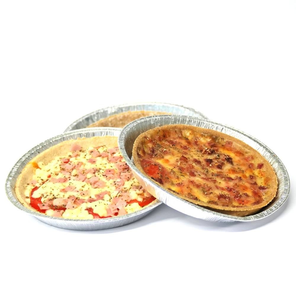 Low-Carb-Pizzaboden vorgebacken
